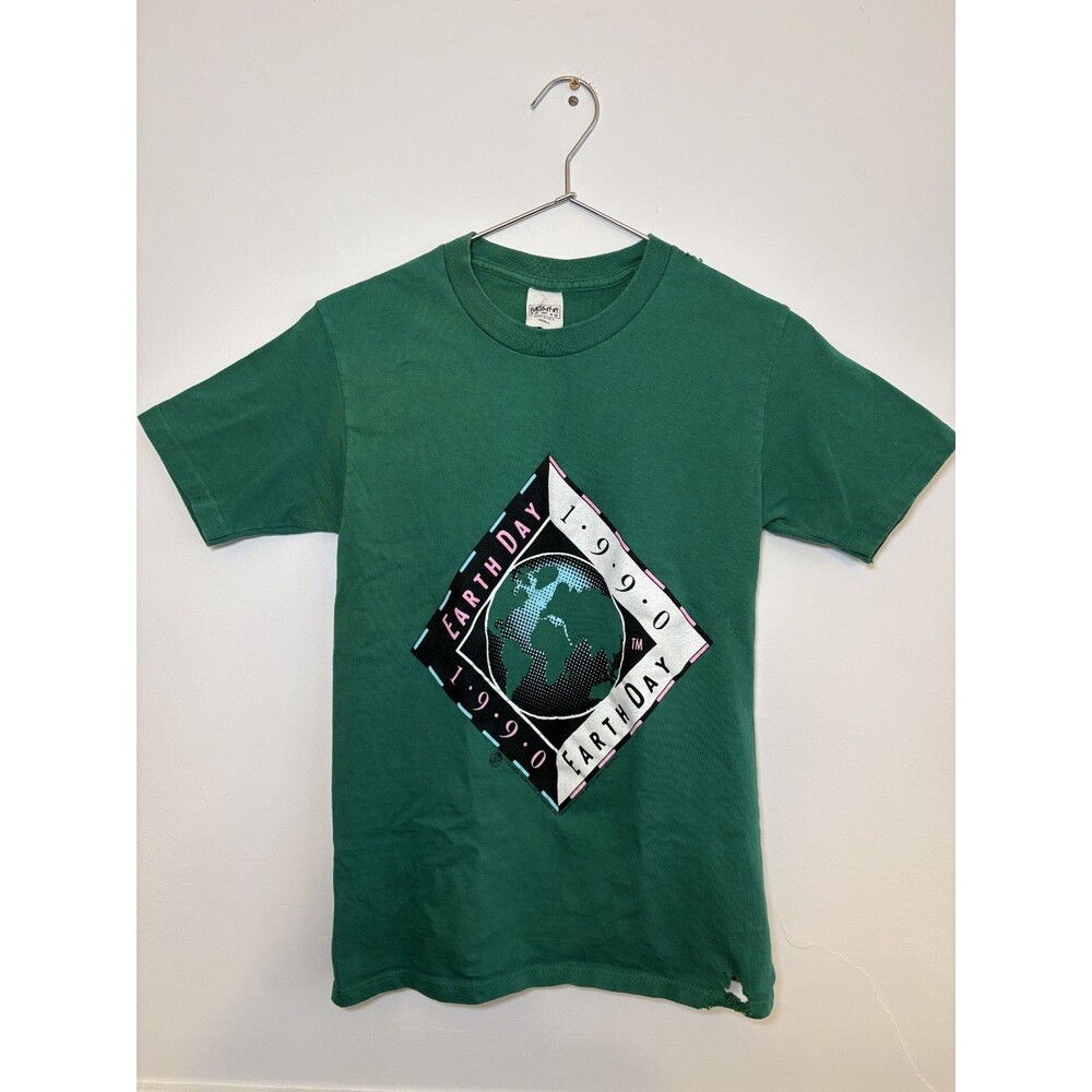 Vintage 100% Cotton 1990 Earth Day celebration shirt
